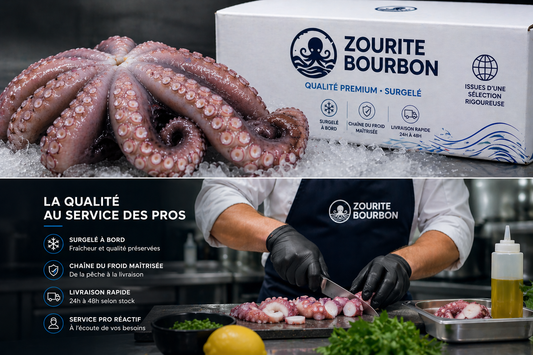 Fournisseur de zourite surgelé pour professionnels à La Réunion – qualité premium