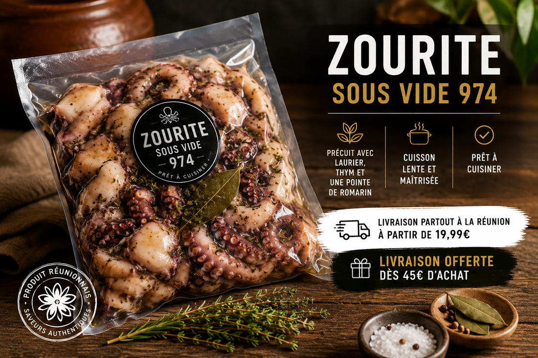 Zourite sous vide 974 : notre premier stock est disponible à La Réunion