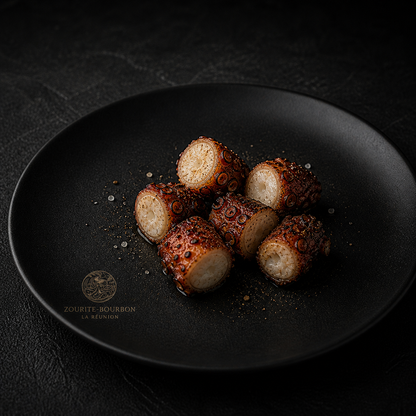 Morceaux de zourite précuits sous vide | Zourite Bourbon